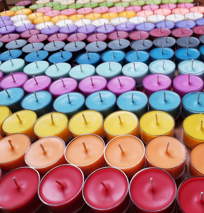 Adulting Candle Co. tealight scent range